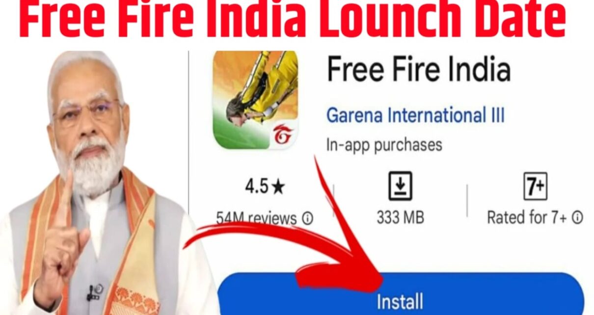 Free Fire india Lounch Date Out
